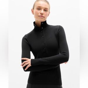 NWT Athleta Flurry Seamless Henley